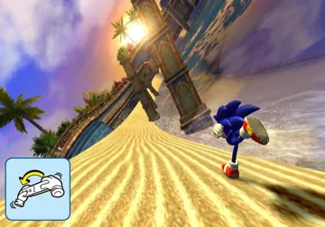Sonic and the Secret Rings screen shot game playing